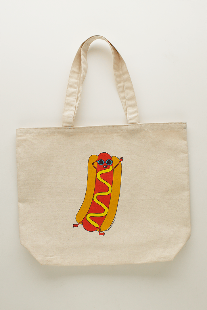 HOT DOGGY large tote