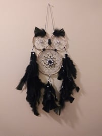 Black Owl Dreamcatcher 