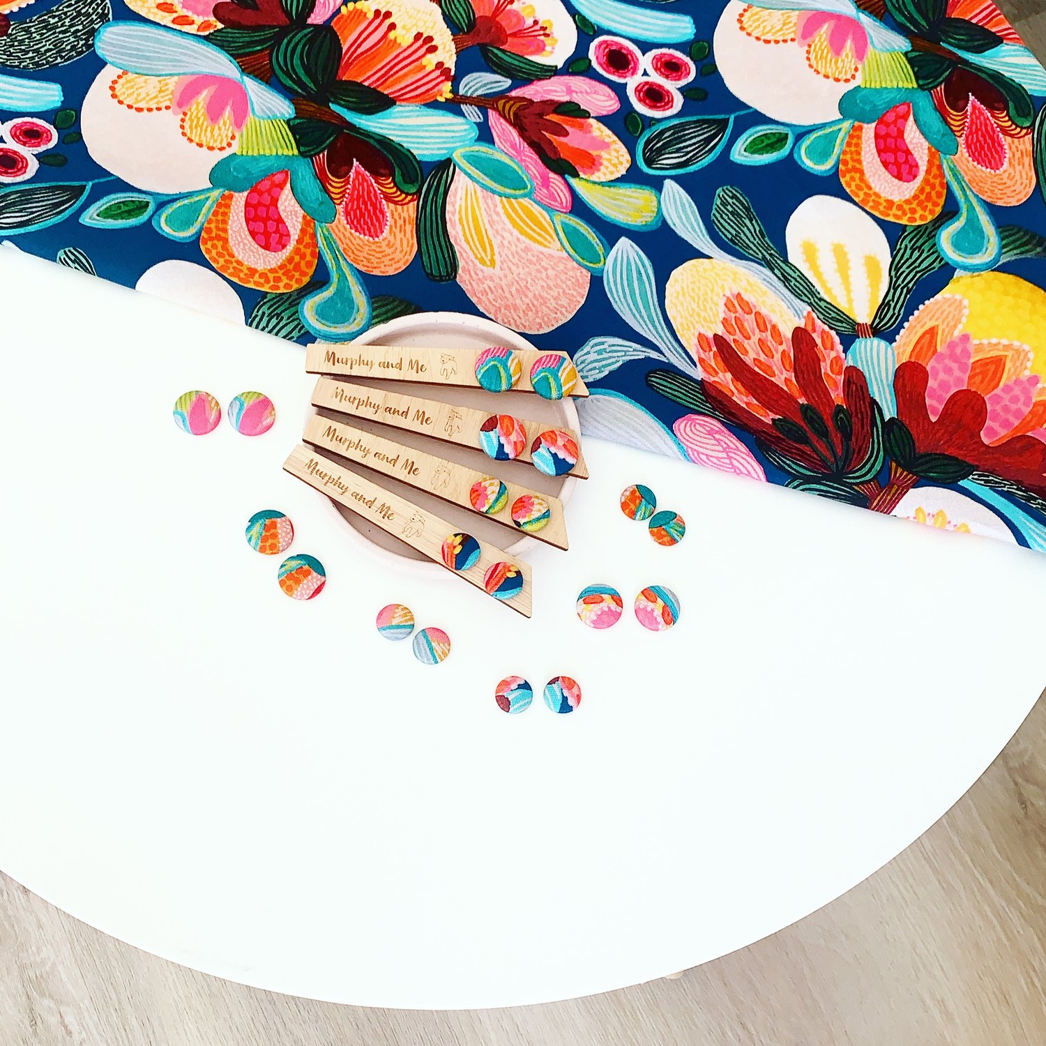 Image of 'A Painters Palette' Abstract Studs