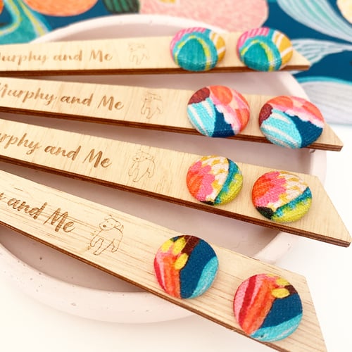 Image of 'A Painters Palette' Abstract Studs