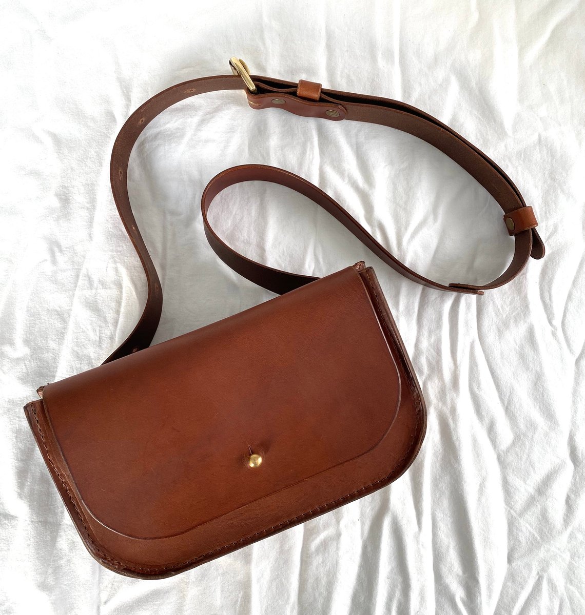Chestnut Brown Belt Bag | Paula Kirkwood
