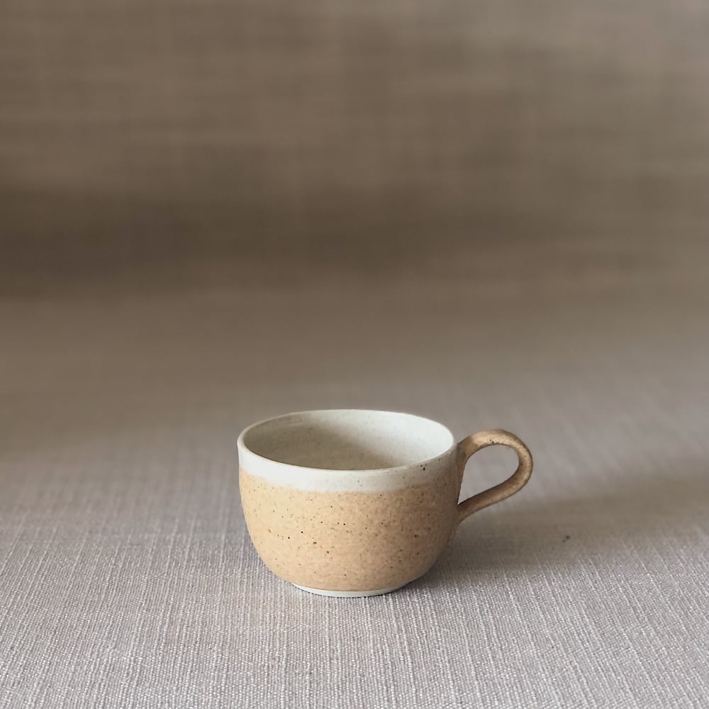 Image of EARTHY ORANGE CURVED ESPRESSO CUP