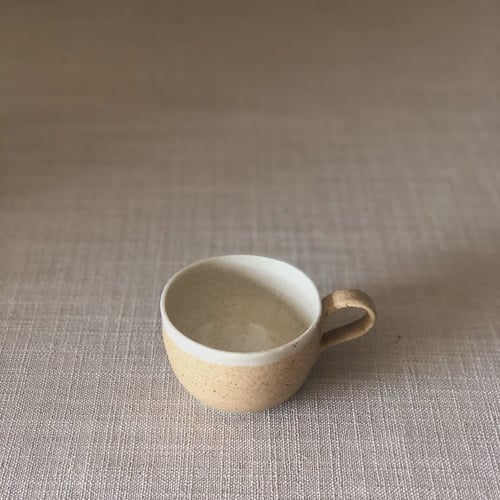 Image of EARTHY ORANGE CURVED ESPRESSO CUP