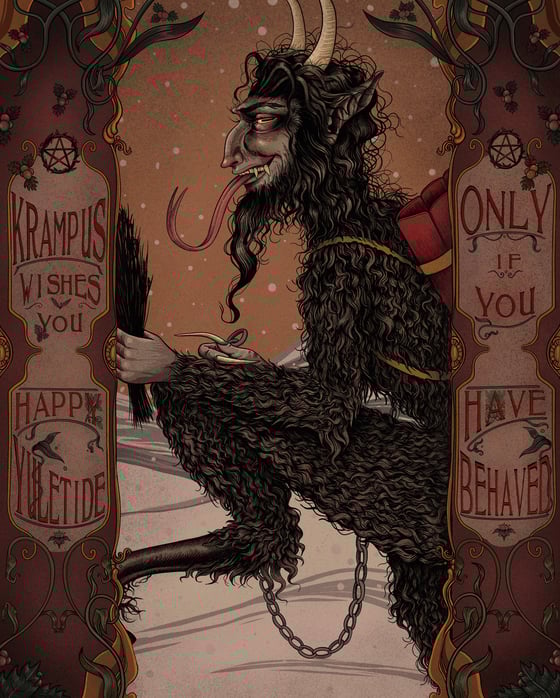 Image of Krampus Wishes You Happy Yuletide