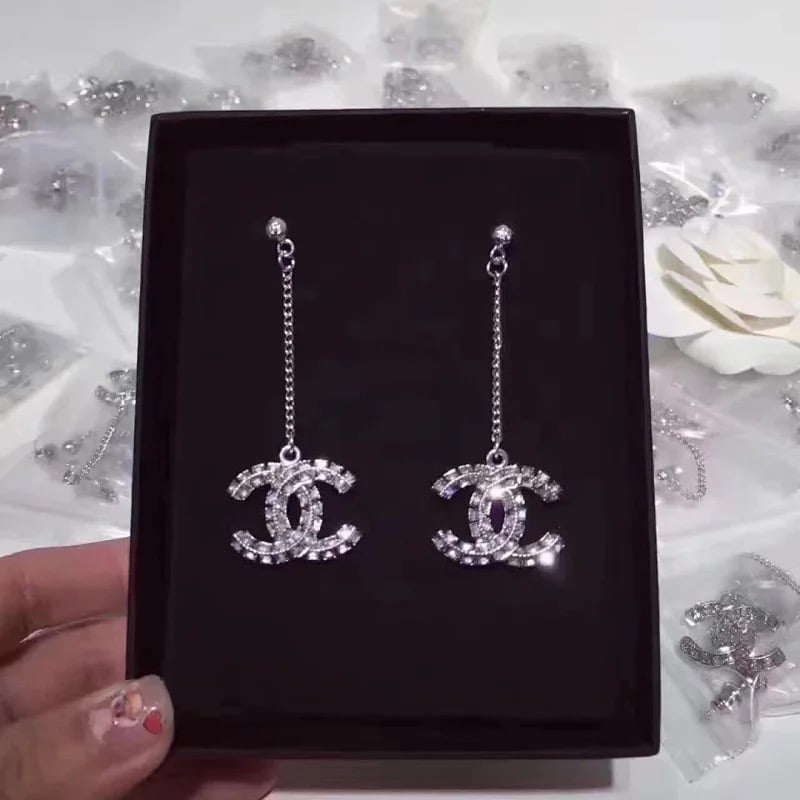 Image of Crystal Drop Earrings 