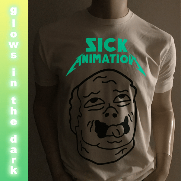 Neat Old Stuff (GLOW) shirt - Sick Animation Shop