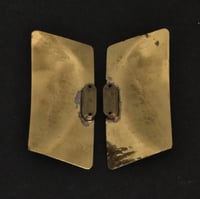 Image 5 of Pair of Door Handles - Hammered Brass and Blackened Copper, Italy