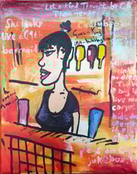 Barmaid At The Wells Tavern