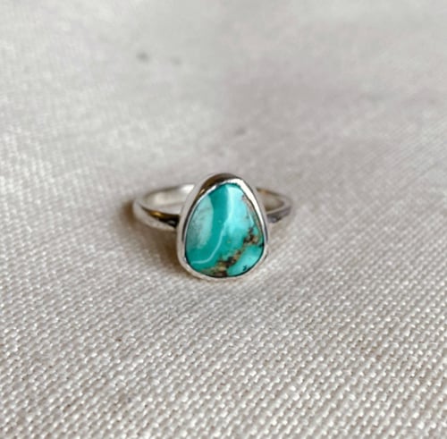 Image of Royston Turquoise ring #4