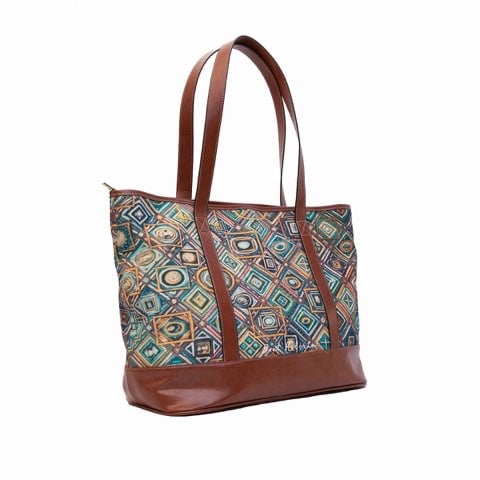 Image of Guadeloupe Madras Shoulder Tote