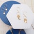 Gold Star Earrings Image 4