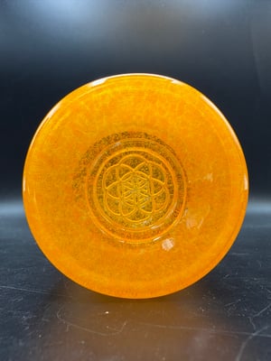 Image of Orange Glow in Dark Pint Glass