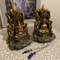 Image 5 of Buddha and Ganesh Back Flow Incense Burners