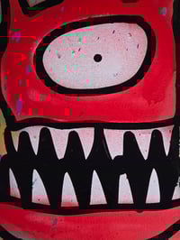 Image 4 of Encounter with the Red Cyclops Painting