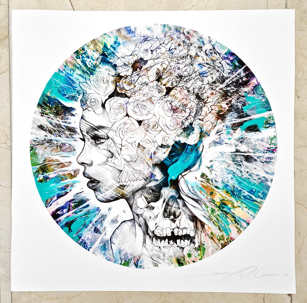 "Perpetual Emotion - TEAL" LIMITED EDITION PRINT - FREE WORLDWIDE SHIPPING!!!