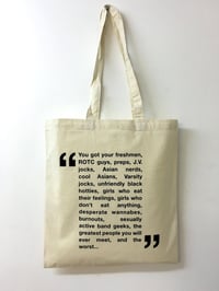Image 2 of Beware of the Plastics - Shopper/market bag - Inspired by Mean Girls