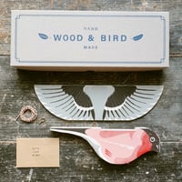 Image 1 of Wood & Bird Bullfinch