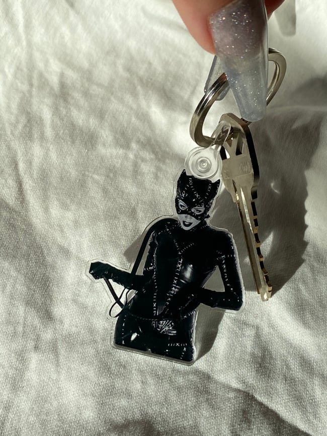 Catwoman keychain hot sale