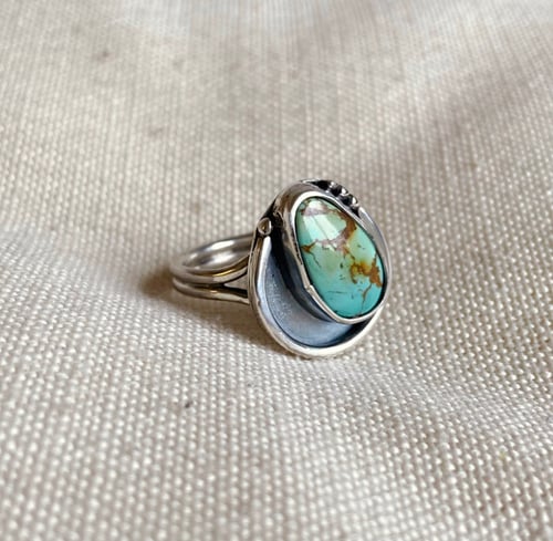 Image of Royston Turquoise ring #1