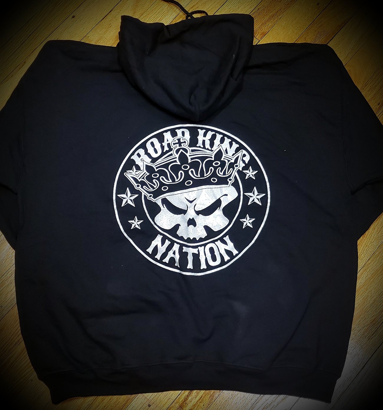 Road King Nation OG Hoodie (silver print) | Glide Nation Outlet