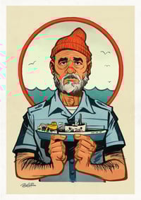 Steve Zissou Mini Print