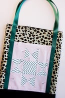 Image 1 of PATCHWORK TOTE BAG