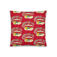 red smokers pillow