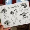 Mushroom Boyos Sticker sheet