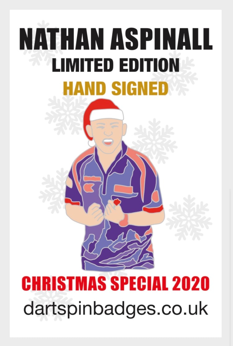 Nathan Aspinall Hand Signed Christmas Special 