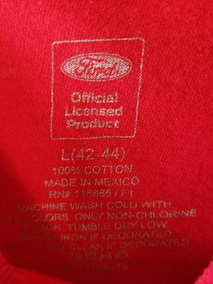 Ford Performance Cobra Tee Size Large 