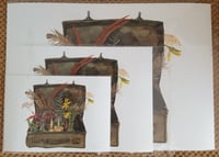 Image 2 of Suitcase Altar giclee fine art print.