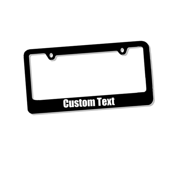 Image of custom plate frames