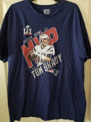 Tom Brady Super Bowl Tee Size XL 