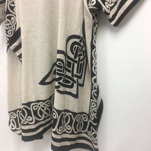 Image of Celtic Tunic/Dress - Cotton - Hand woven - Hand Block Printed