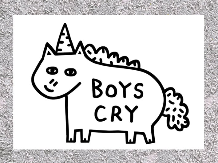 Image of Boys Cry Print 