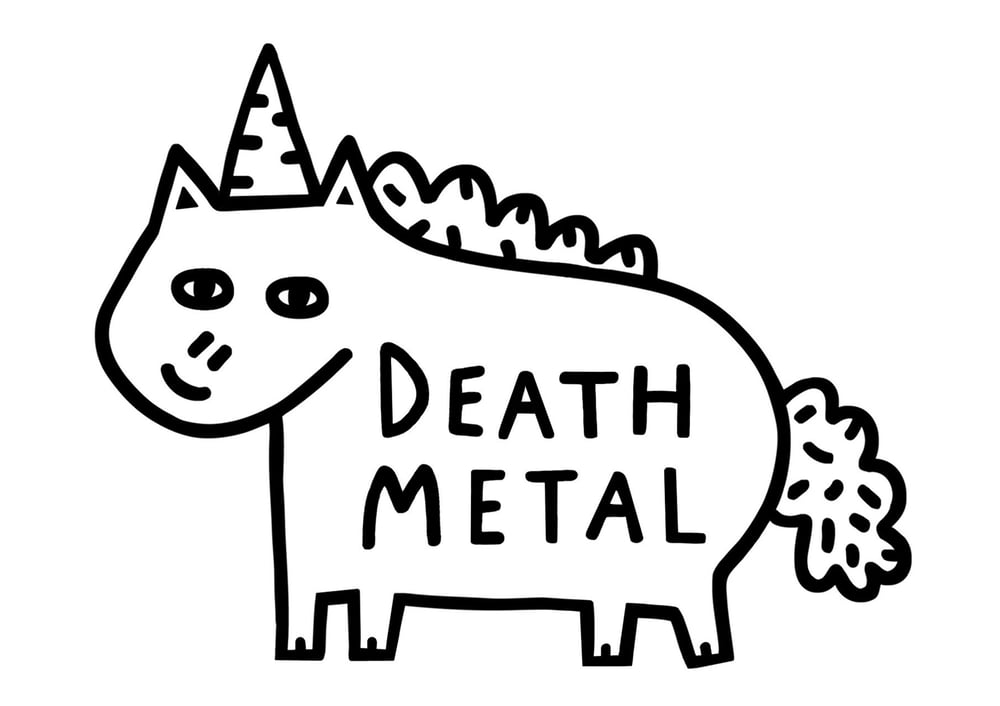 Image of Death Metal Print 