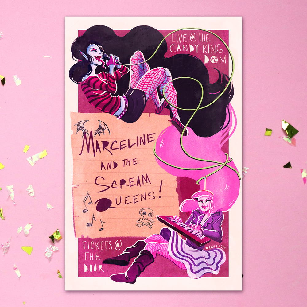 Image of Marceline and the Scream Queens Print