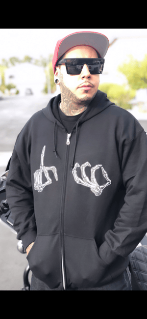 Image of Bury with my Bike Zip Up Hoody