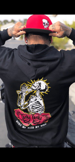 Image of Bury with my Bike Zip Up Hoody