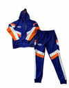 Royal/ Orange/ White Trap Suit