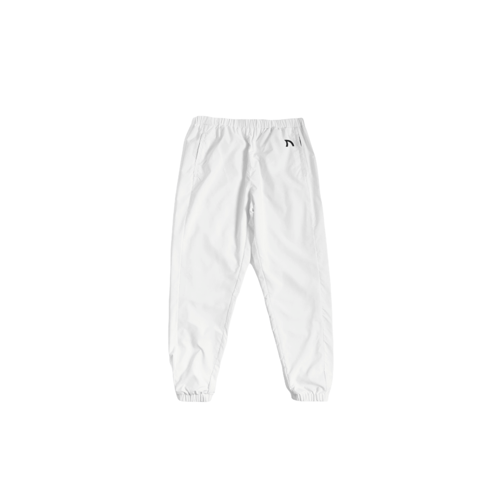white sweatpants in store