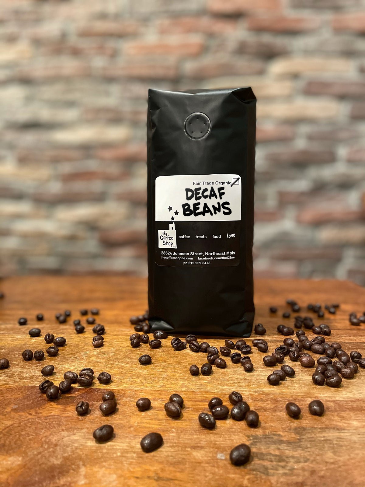 Decaf Coffee Beans - 14 oz | The Coffee Shop NE