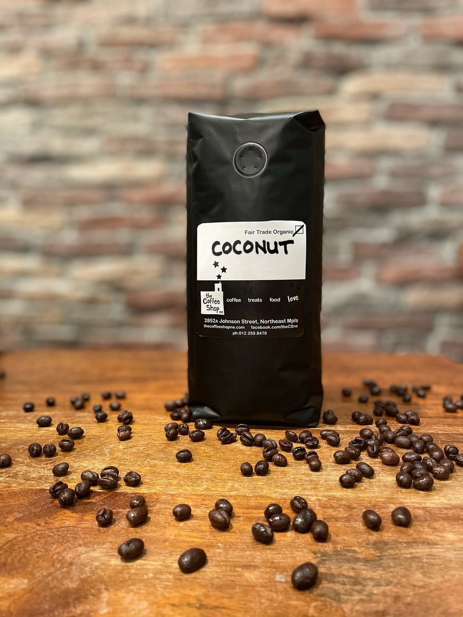 Coconut flavored Ground Coffee - 14 oz | The Coffee Shop NE