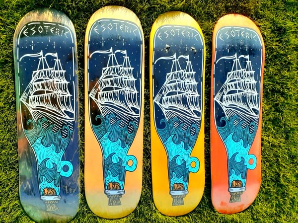Image of "Constelation" Skateboard Deck