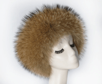 Raccoon Fur Headband