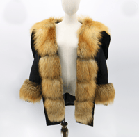 Fox Fur Trimmed Parka