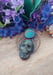 Image of Carved Labradorite and Turquoise Statement Pendant