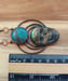 Image of Carved Labradorite and Turquoise Statement Pendant