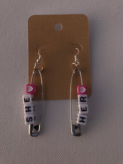 Image of Pronoun earrings