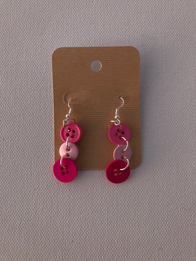 Image of button earrings